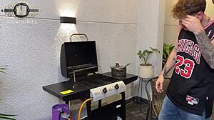 फैमिली डिनर से पहले लेट आगमन चुदाई सरप्राइज़