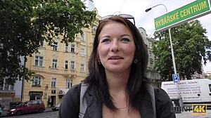 Cuckold takes cash watching girlfriend fingered fucked by stranger