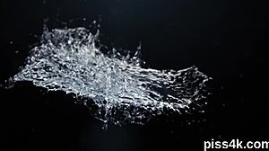 lezzie kittens soak snatches in wet urine spray