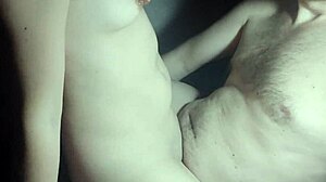 Married Korean wife rides fat cock cowgirl creampie closeup