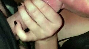 friends hot mom sneaks outdoor blowjob for johnny