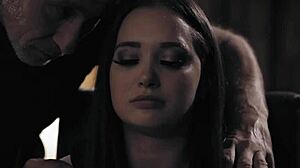 What if desperate bride fucks pervy priest before wedding