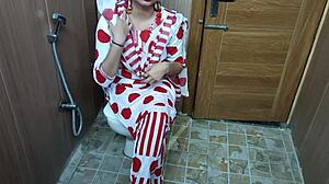 हिंदी टीन स्टेपसन सौतेली मां चेंजिंग के पीछे घुसा, उसे भारी पसंद आई