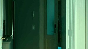 cleaner barbie brill bedroom surprise fucked old guest cowgirl