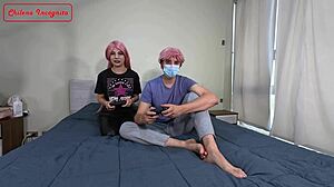 Trailer of fucking my fortnite fanatic gamer friend cosplay style