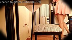 Upskirt Sin Bragas Miranda Universitaria Argentina Bella Voyeur