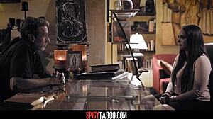 What if desperate bride fucks pervy priest before wedding