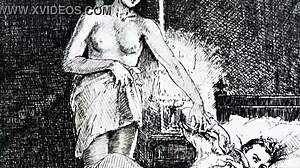 Vintage Erotic Cartoon Art Collection