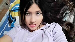 sexy colombian neighbor masturbates huge tits and ass in homemade vid