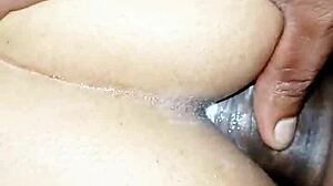 young wife takes bedroom anal assfucking closeup pussy pounding homemade