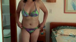 i finally got my 58yo latina stepmom on beach... mutual handjobs n cumshots first time... ughh