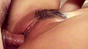 Nudist neighbor charles dera licks and pounds sexy hairy curly brunette teen pussy on beach.