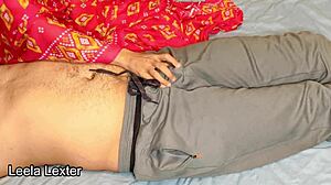 desi owner lexter bends hot maid leela over for dirty talk doggystyle cumshot