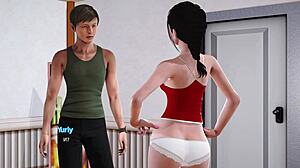 on the beach, japanese milf with big tits and hairy pussy gets fucked hard outdoors by huge cock