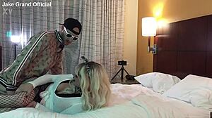 Rapper pounds blonde trans college slut hard