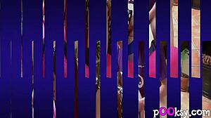 Redhead Fucked in Lingerie Gloves