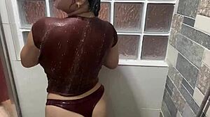 hey my naughty coach sneaks into shower with me