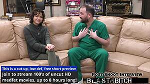 brooklyn rossi takes dick deep then bent over for cum blast pov