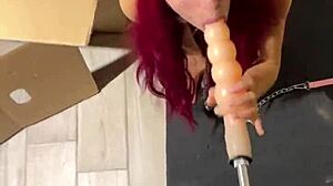 Redhead Fetish Cutie Bound And Sucked Sex Machine Hard