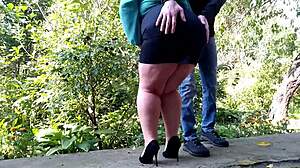 i caught my mother-in-law peeing like a fat cow on street 😱🍑💦