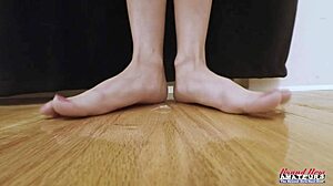 Skinny redhead Luna Parish deepthroats cock pussy fucked doggystyle facial cumshot