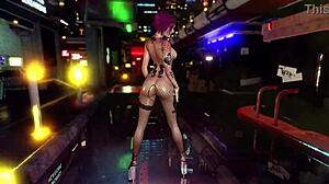 judy alvarez struts in fishnets turning tricks on street to settle debts