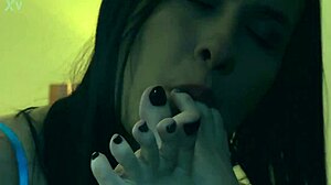 Imagine Your Feet Obsession With Cute Bound Brunette Slave