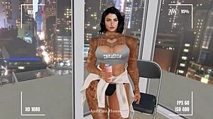 big tits babe auditions with monster cock creampie swallow