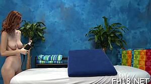 Hottie Strips Sucks Fucks Oiled Cock Missionary Hardcore