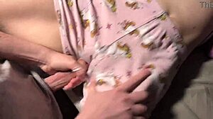 Stepsis offers tight pussy for rough kinky rubbing and fucking