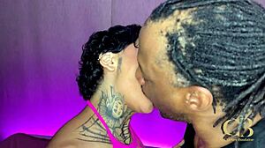 Brazilian Petite Annie Clementine Rides BLACK Raw Cowgirl Interracial Creampie Trailer!