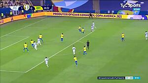 Argentina edges Brazil in tense soccer showdown