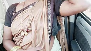 Indian Call Girl's Car Ride Turns Dirty With Telugu Talk