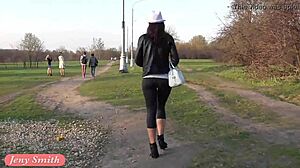 jeny smith your see-through yoga pants cameltoe looks so tempting?