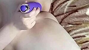 chubby redhead russian grinds washing machine vibrator to shaking orgasm