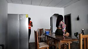 she spreads legs flashes ass to house strangers