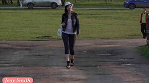 jeny smith your see-through yoga pants cameltoe looks so tempting?