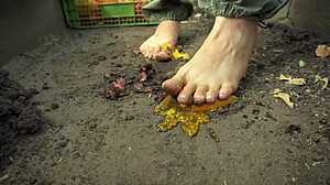 hey, squashing tomatoes barefoot in dirt feels so dirty asmr vibes...