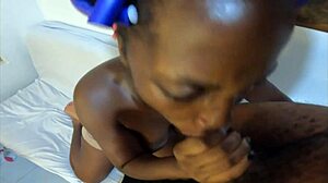 Fun size dirty cumslut throat fucked then facial splashed by mastermeat1!