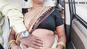 Indian Call Girl's Car Ride Turns Dirty With Telugu Talk