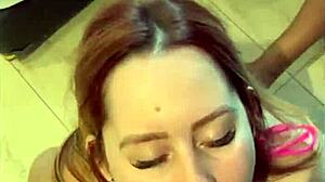 young brazilian wife in lingerie gapes ass on old husband's monster cock anal cuckold