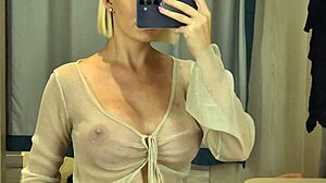 spy cam catches girl trying underwear in locker