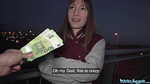 public agent babe dances then i pound her perfect body hard outdoors