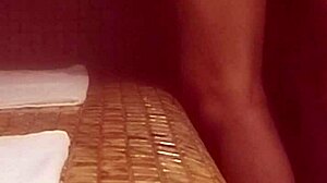 HARD FUCK IN SAUNA WITH MOANING HOT LATINA MILF!