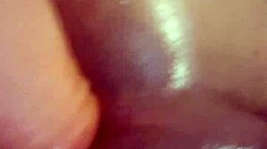 Tight Shemale Stuffs Huge 11-Inch Dildo in Ass POV Solo