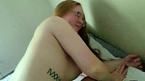 nerdy white girl with glasses craves riding huge bbc