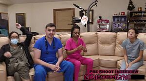 Channy Crossfire's 2023 yearly physical features anal fingering and latex glove spreading