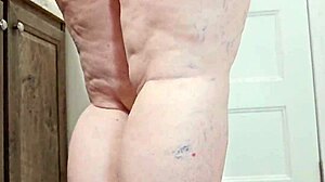 Big ass boss drops panties for janitor's deep pussy eating pov