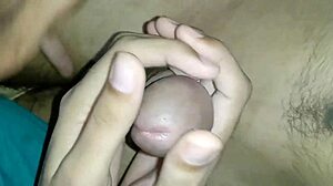 Desi Girlfriend Fingers Wet Pussy Massages My Huge Black Cock Milk