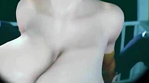 i love watching big tit loba rub her bald pussy morrigan shake monster boobs blackfire finger stepsis